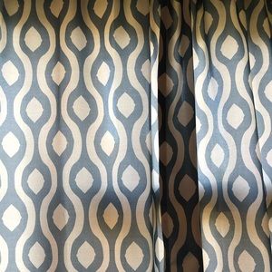 COPY - Modern curtains blue gray